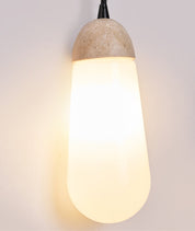 Tyro - Knotted Cord Travertine Sconce