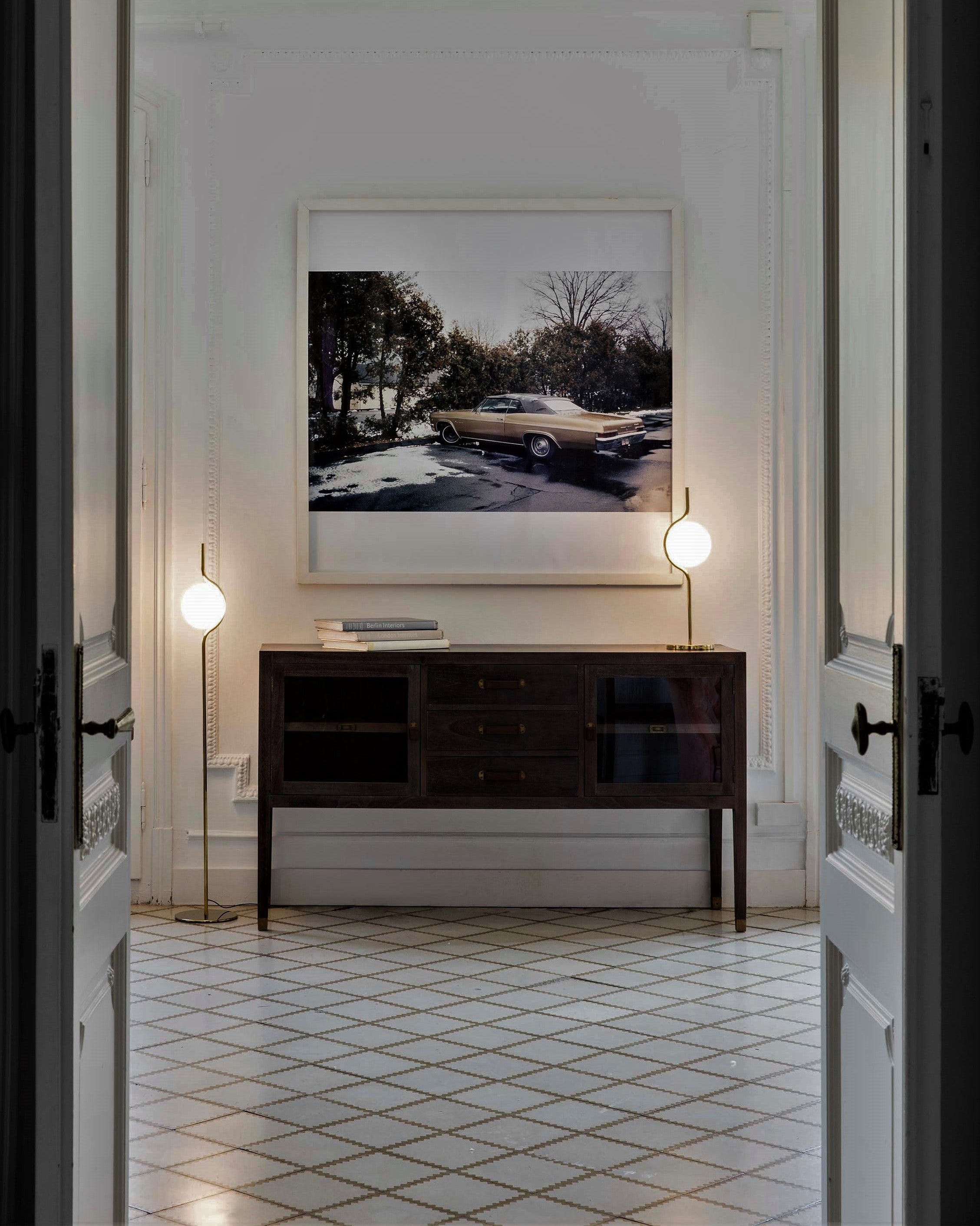 Landon Glass Diffuser Slim Floor Lamp – detail 4