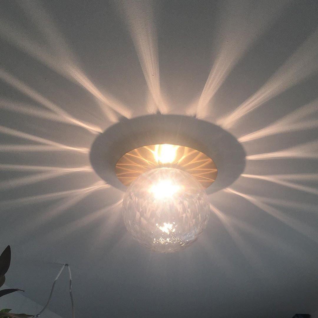 Molpe - Brass and Glass Wall Lamp