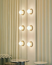 Molpe - Brass and Glass Wall Lamp