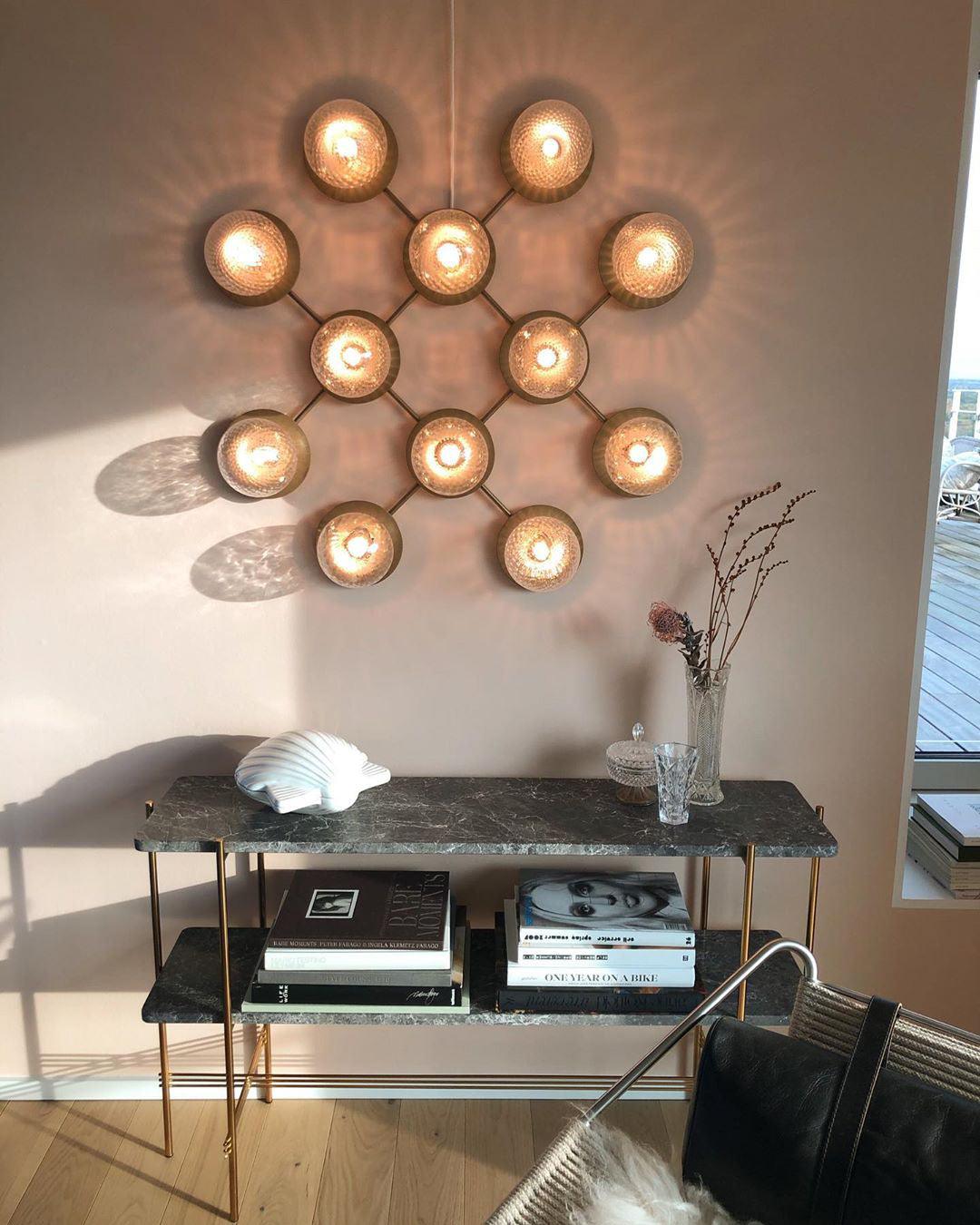 Molpe - Brass and Glass Wall Lamp