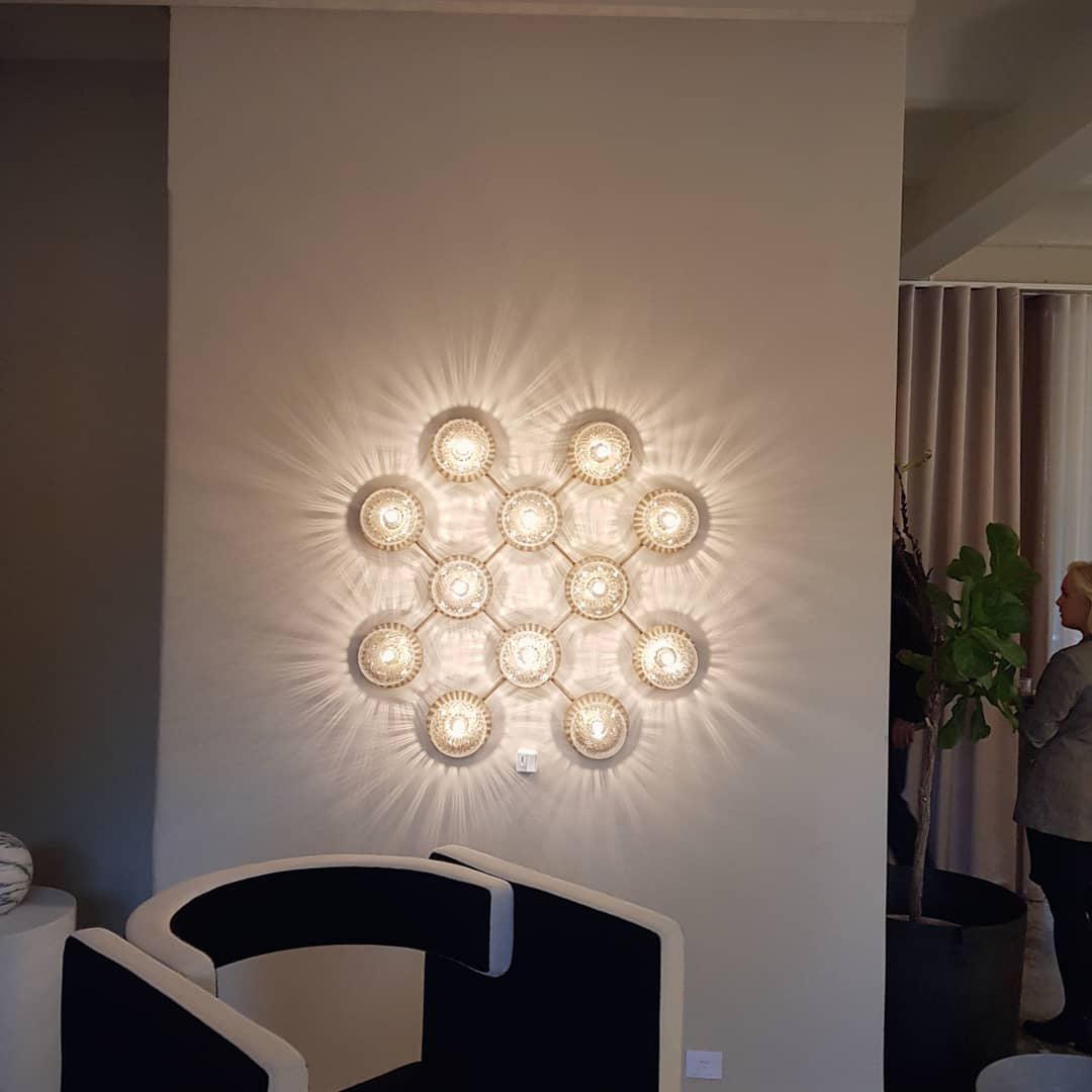 Molpe - Brass and Glass Wall Lamp