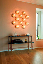 Molpe - Brass and Glass Wall Lamp