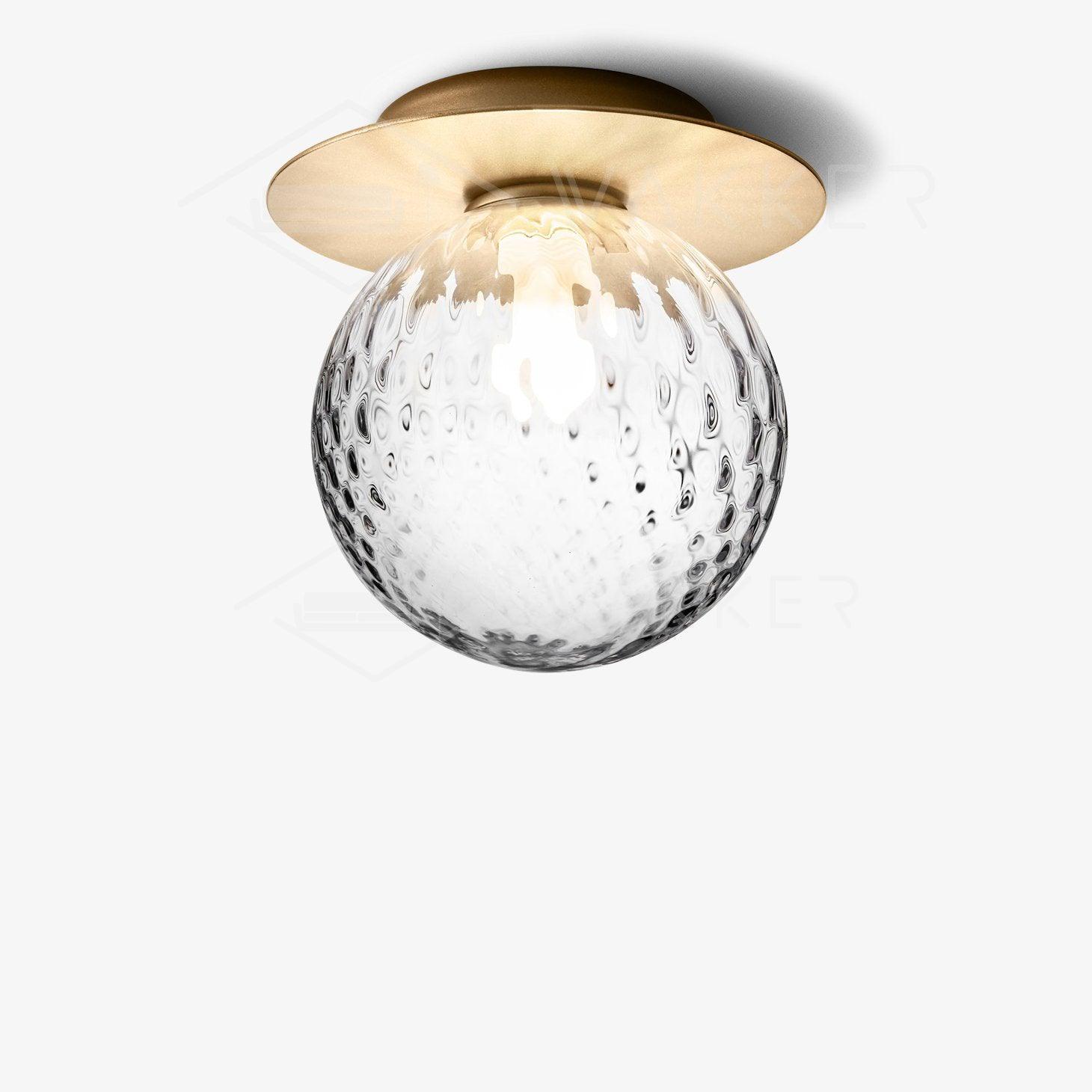 Molpe - Brass and Glass Wall Lamp