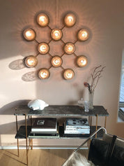 Molpe - Brass and Glass Wall Lamp