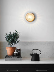 Molpe - Brass and Glass Wall Lamp
