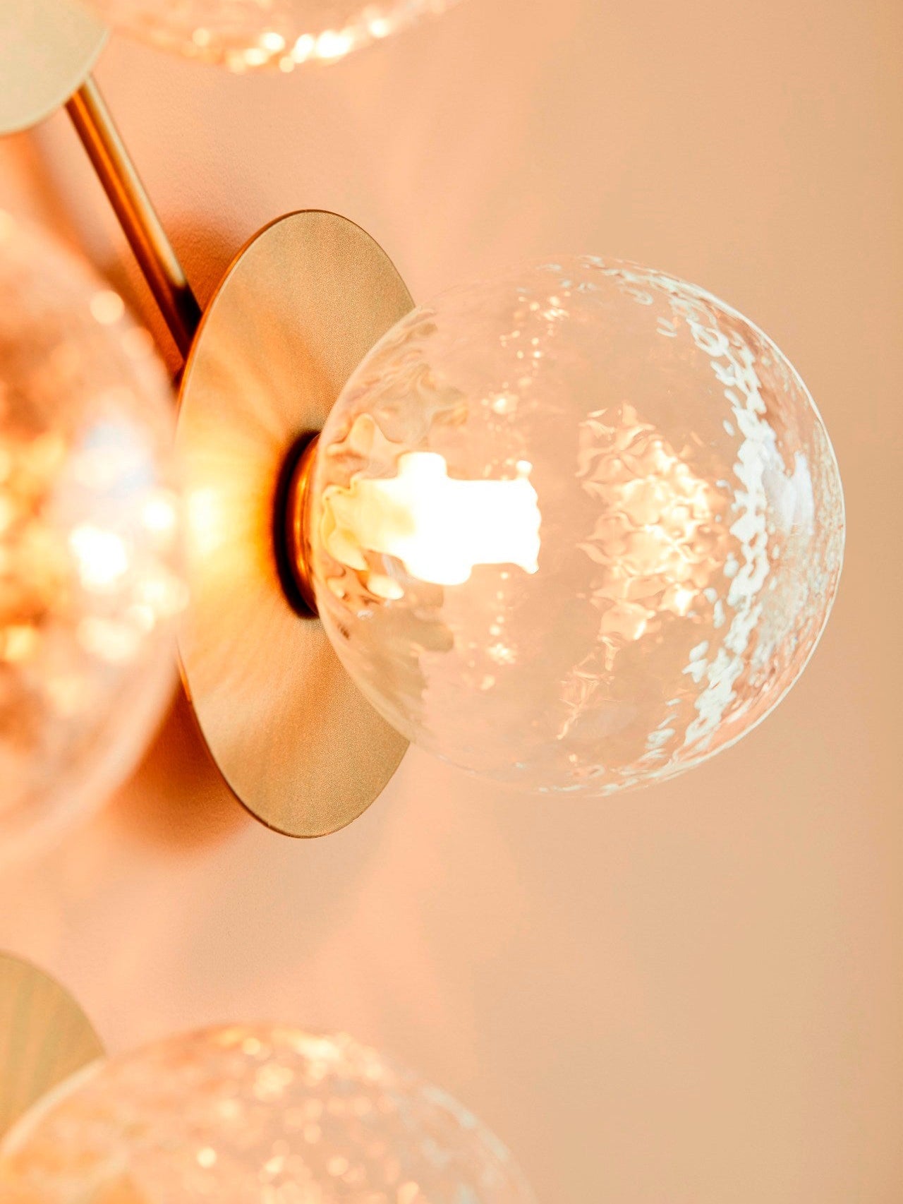 Molpe - Brass and Glass Wall Lamp