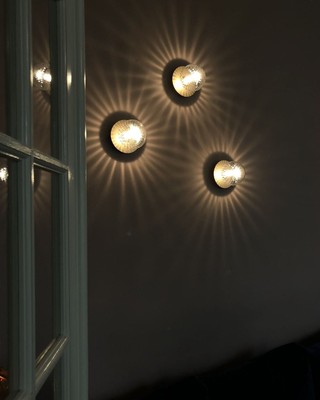 Molpe - Brass and Glass Wall Lamp