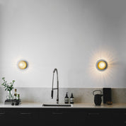 Molpe - Brass and Glass Wall Lamp
