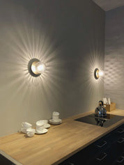 Molpe - Brass and Glass Wall Lamp