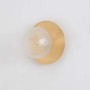 Molpe - Brass and Glass Wall Lamp
