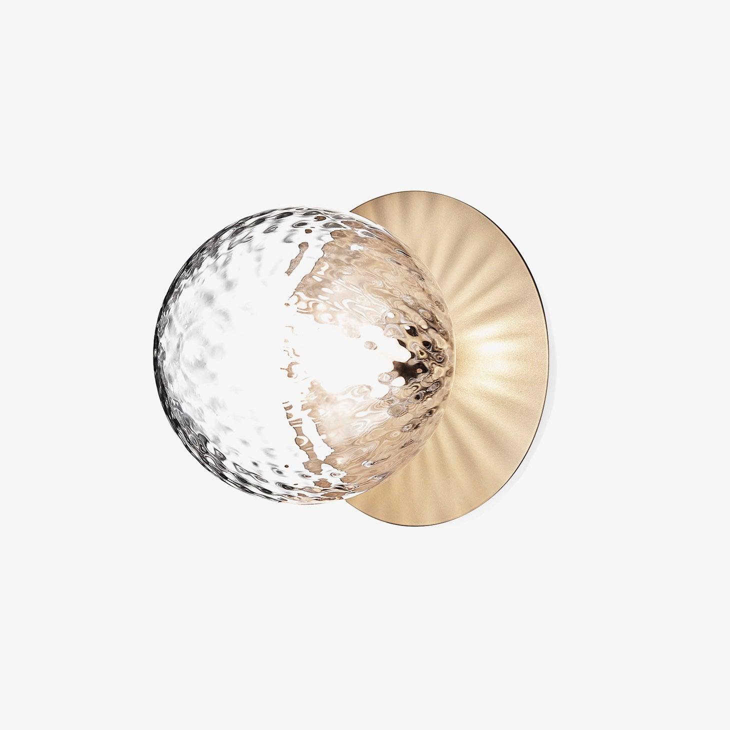 Molpe - Brass and Glass Wall Lamp