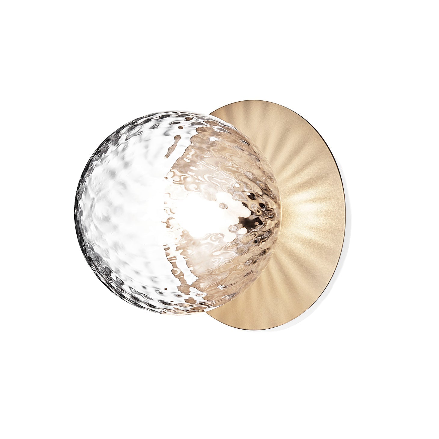 Molpe - Brass and Glass Wall Lamp