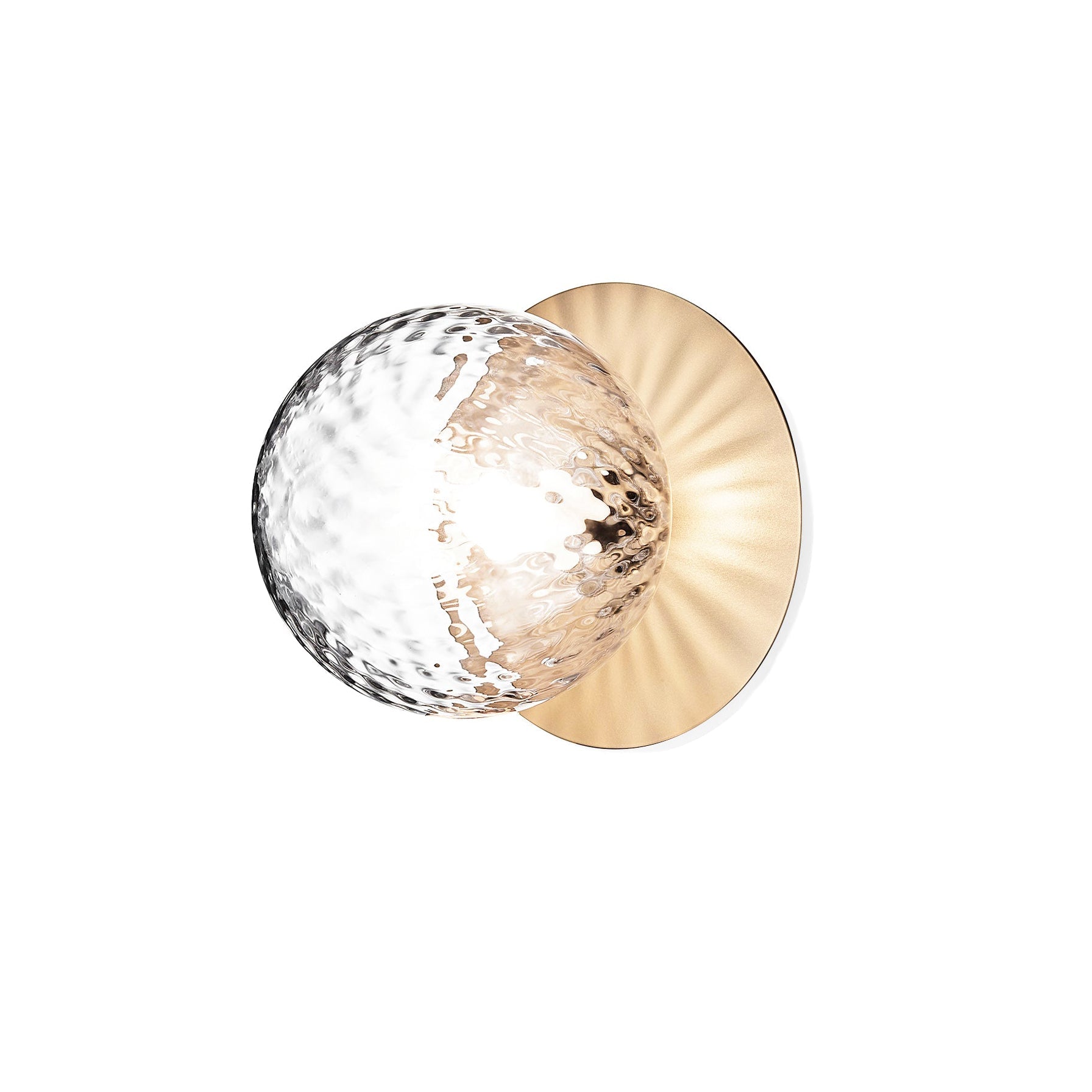 Molpe - Brass and Glass Wall Lamp