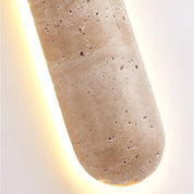 Merope - Backlit Travertine Wall Sconce