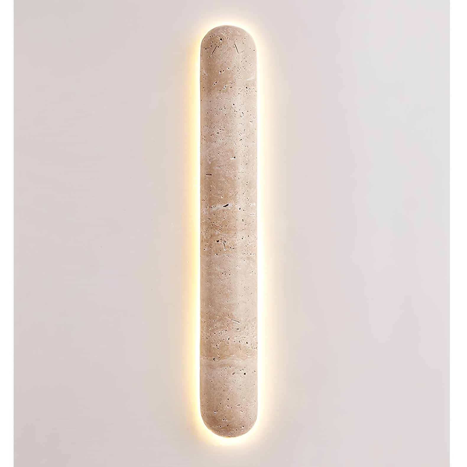 Merope - Backlit Travertine Wall Sconce