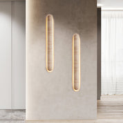 Merope - Backlit Travertine Wall Sconce
