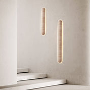 Merope - Backlit Travertine Wall Sconce