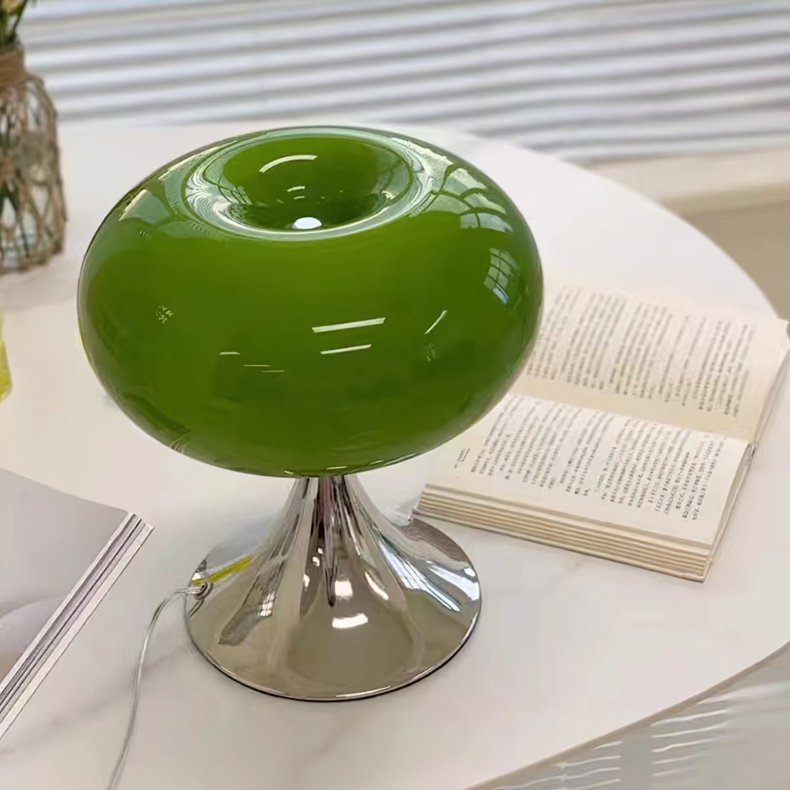 Lyndon Glass Disc Pop Table Lamp – detail 8