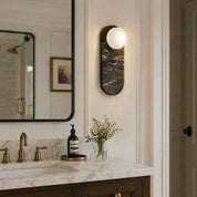 Melanthe - Marble and Glass Wall Lamp
