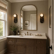 Melanthe - Marble and Glass Wall Lamp