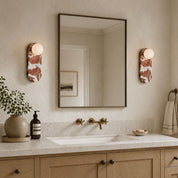 Melanthe - Marble and Glass Wall Lamp