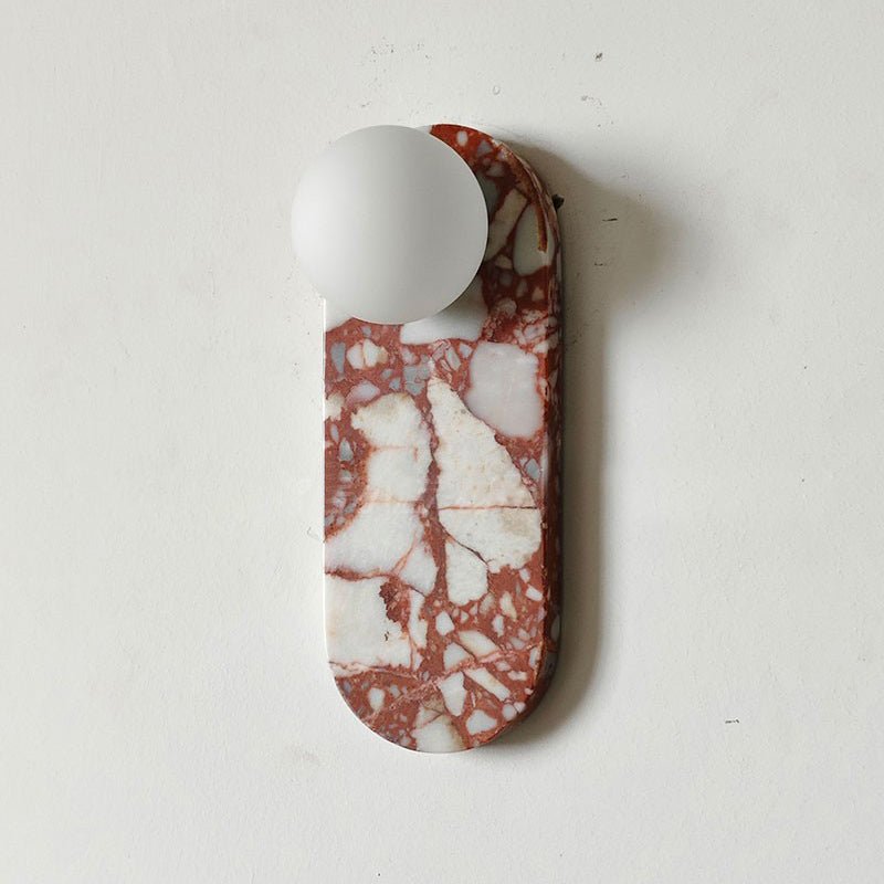 Melanthe - Marble and Glass Wall Lamp