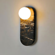 Melanthe - Marble and Glass Wall Lamp