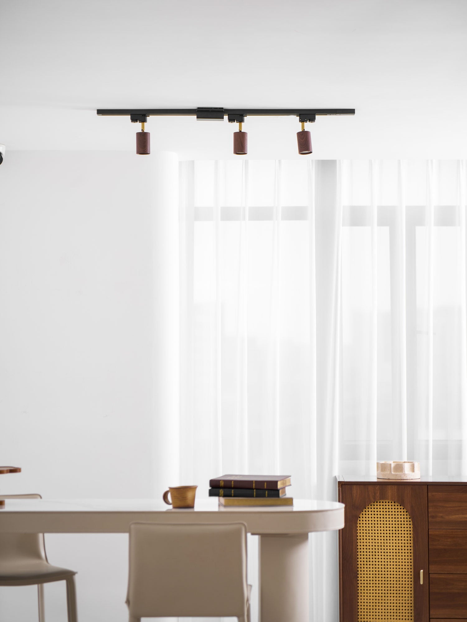 Alkaios - Walnut Grain Track Light