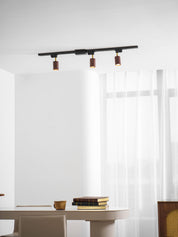 Alkaios - Walnut Grain Track Light
