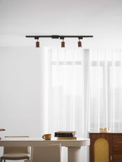 Alkaios - Walnut Grain Track Light