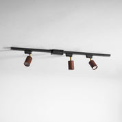 Alkaios - Walnut Grain Track Light