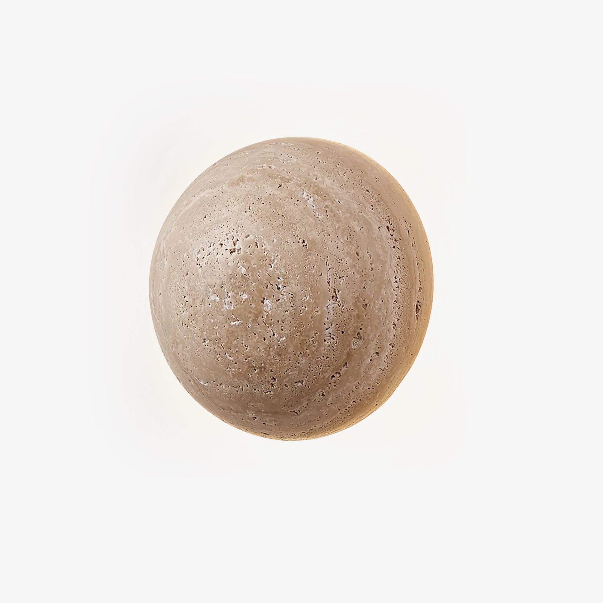 Astraia - Round Travertine Wall Light