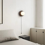 Eurybia - Concentric Travertine Ring Sconce