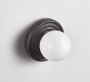 Eurybia - Concentric Travertine Ring Sconce