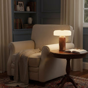 Hespera - Cordless Marble and Opaline Glass Table Lamp