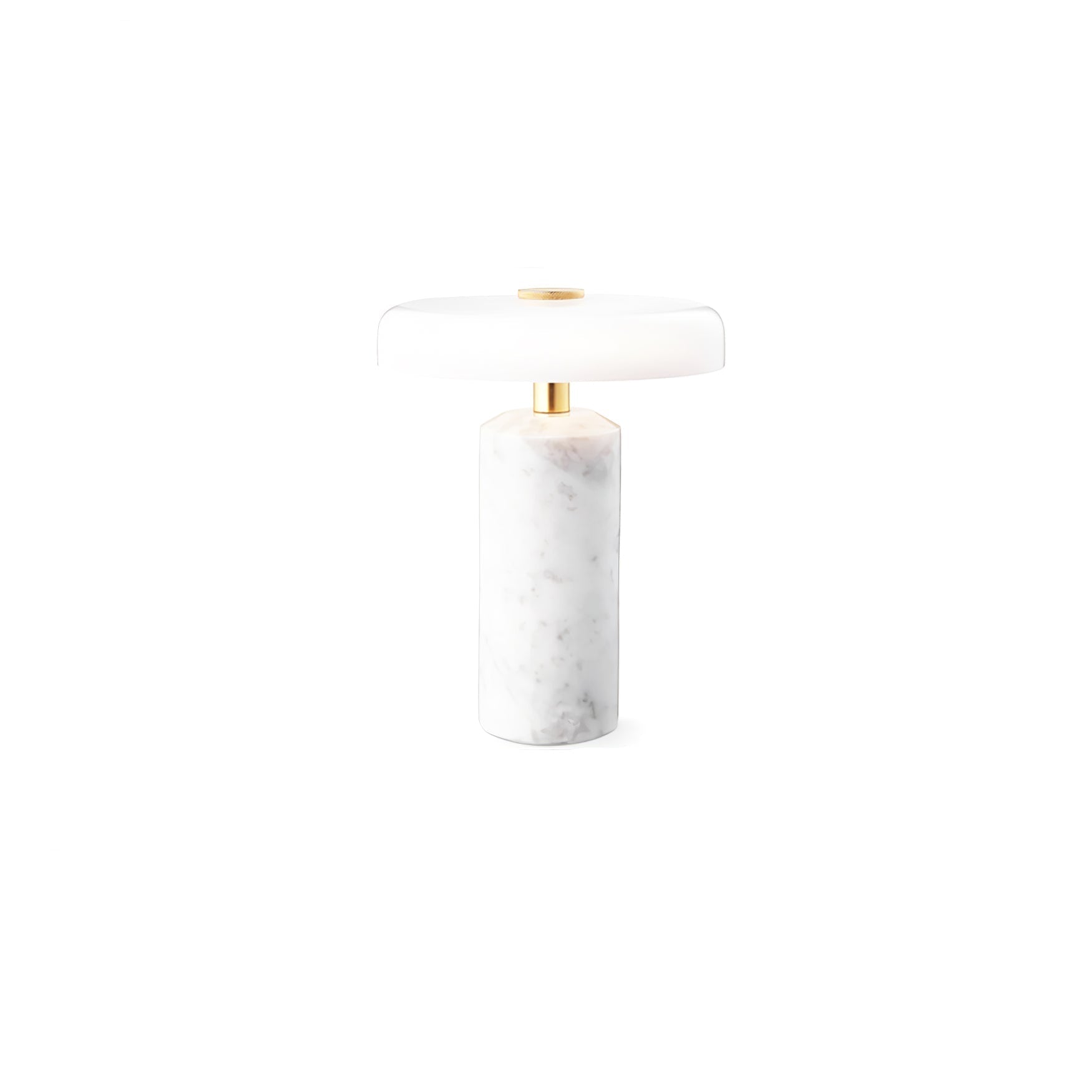 Hespera - Cordless Marble and Opaline Glass Table Lamp