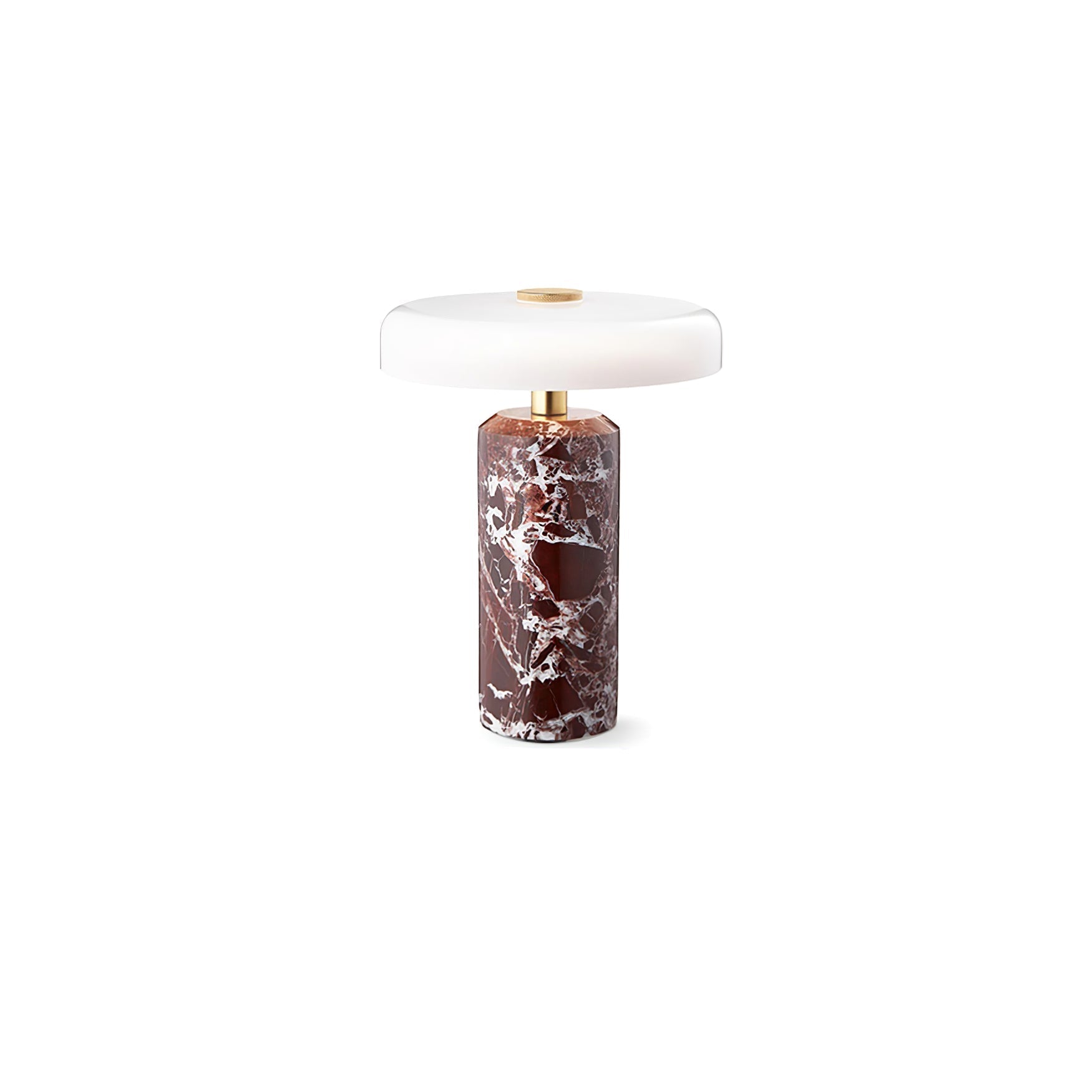 Hespera - Cordless Marble and Opaline Glass Table Lamp