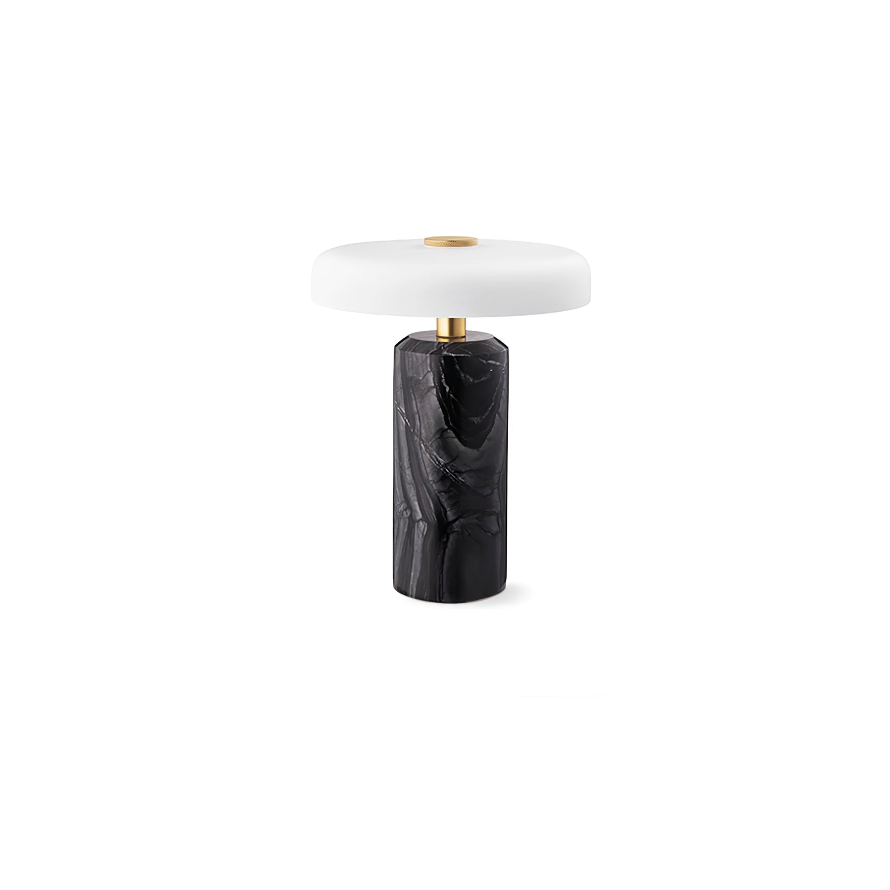 Hespera - Cordless Marble and Opaline Glass Table Lamp