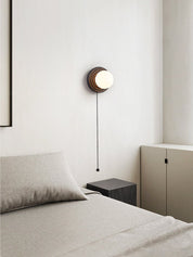 Eurybia - Concentric Travertine Ring Sconce