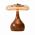 Lyra - Wood Glass Table Lamp