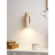 Euterpe - Travertine Cylinder Wall Sconce