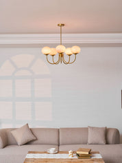 Hedone - Hand-Sprayed Glass Chandelier