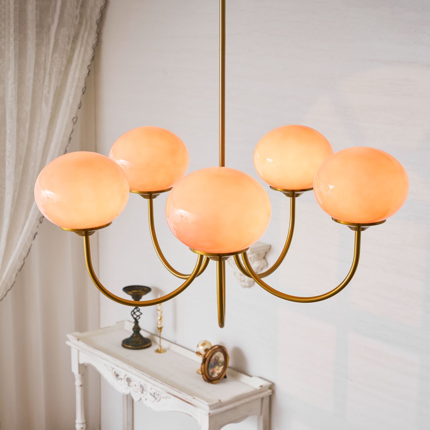 Hedone - Hand-Sprayed Glass Chandelier