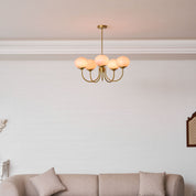 Hedone - Hand-Sprayed Glass Chandelier