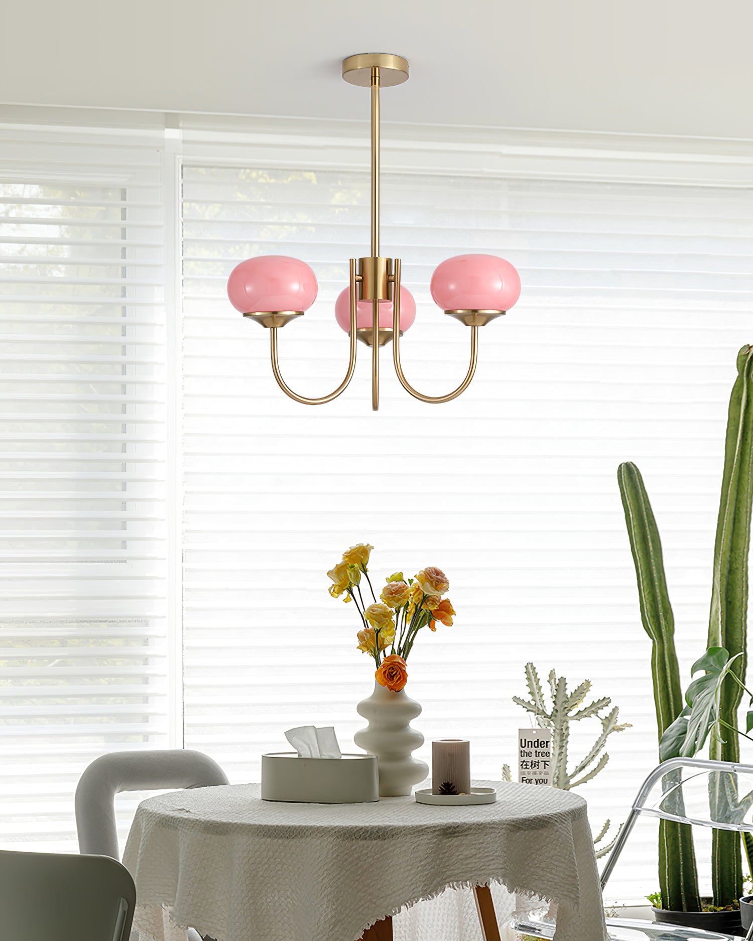 Hedone - Hand-Sprayed Glass Chandelier