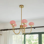 Hedone - Hand-Sprayed Glass Chandelier