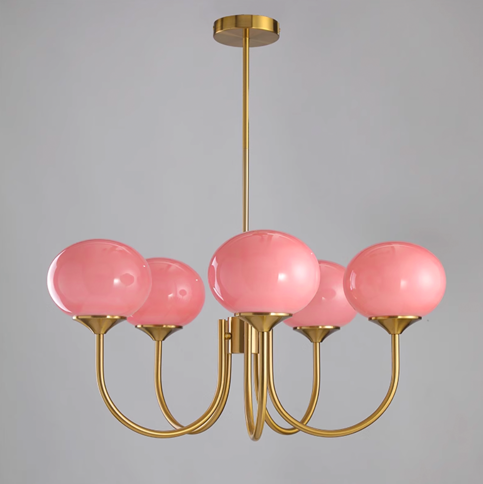 Hedone - Hand-Sprayed Glass Chandelier