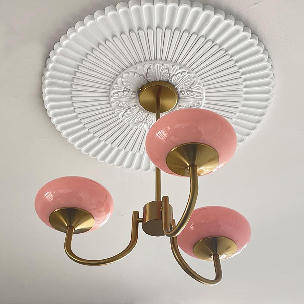 Hedone - Hand-Sprayed Glass Chandelier