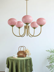 Hedone - Hand-Sprayed Glass Chandelier